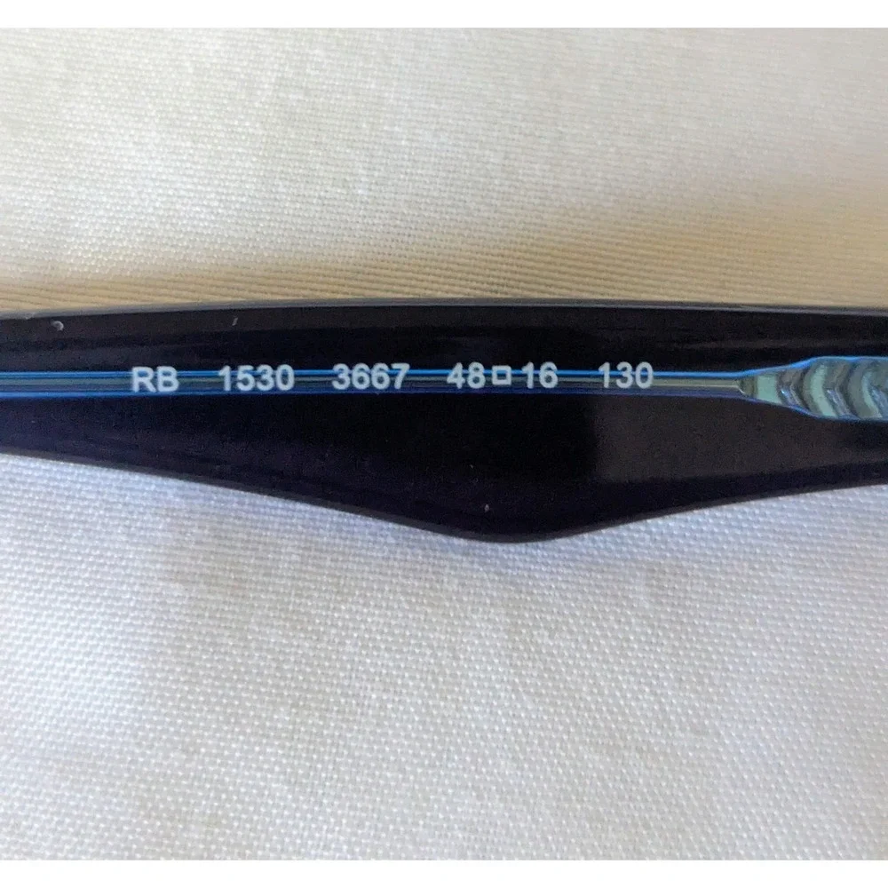 Ray-Ban RB1530 3667 Eyeglasses Rectangular Blue Full Rim Boys Frames 48-16-130